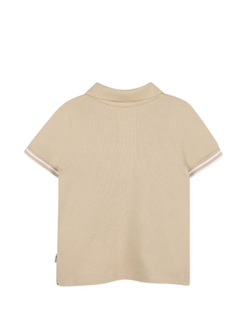 Completo bambino BOSS beige con polo e bermuda BOSS KIDS | J52848249